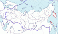 Карта распространения алеутской крачки (Sterna camtschatica) - изображение №3392 onbird.ru.<br>Источник: www.sevin.ru