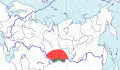 Карта распространения арчовой чечевицы (Carpodacus rhodochlamys) - изображение №3732 onbird.ru.<br>Источник: www.sevin.ru