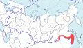 Карта распространения чернети бэра (Aythya baeri) - изображение №3147 onbird.ru.<br>Источник: www.sevin.ru
