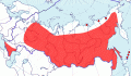 Карта распространения черноголового чекана (Saxicola torquata) - изображение №3669 onbird.ru.<br>Источник: www.sevin.ru