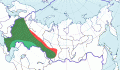 Карта распространения черноголового щегла (Carduelis carduelis) - изображение №3727 onbird.ru.<br>Источник: www.sevin.ru