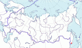 Карта распространения черного дронго (Dicrurus macrocercus) - изображение №3629 onbird.ru.<br>Источник: www.sevin.ru