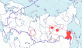 Карта распространения черного журавля (Grus monacha) - изображение №3256 onbird.ru.<br>Источник: www.sevin.ru