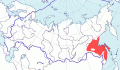 Карта распространения дикуши (Dendragapus falcipennis) - изображение №3236 onbird.ru.<br>Источник: www.sevin.ru