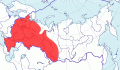 Карта распространения галки (Corvus monedula) - изображение №3549 onbird.ru.<br>Источник: www.sevin.ru