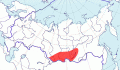Карта распространения гималайской завирушки (Prunella himalayana) - изображение №3567 onbird.ru.<br>Источник: www.sevin.ru