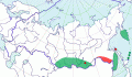 Карта распространения горного дупеля (Gallinago solitaria) - изображение №3325 onbird.ru.<br>Источник: www.sevin.ru