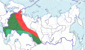 Карта распространения коноплянки (Acanthis cannabina) - изображение №3721 onbird.ru.<br>Источник: www.sevin.ru