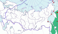 Карта распространения конюги-крошки (Aethia pusilla) - изображение №3398 onbird.ru.<br>Источник: www.sevin.ru