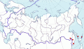 Карта распространения короткохвостки (Urosphena squameiceps) - изображение №3624 onbird.ru.<br>Источник: www.sevin.ru