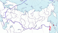 Карта распространения красноногого погоныша (Porzana fusca) - изображение №3265 onbird.ru.<br>Источник: www.sevin.ru