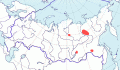 Карта распространения кроншнепа-малютки (Numenius minutus) - изображение №3338 onbird.ru.<br>Источник: www.sevin.ru