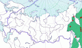 Карта распространения малой конюги (Aethia pygmaea) - изображение №3399 onbird.ru.<br>Источник: www.sevin.ru