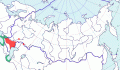 Карта распространения морского голубка (Larus genei) - изображение №3374 onbird.ru.<br>Источник: www.sevin.ru
