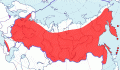 Карта распространения обыкновенной чечевицы (Carpodacus erythrinus) - изображение №3731 onbird.ru.<br>Источник: www.sevin.ru