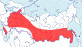 Карта распространения обыкновенной пищухи (Certhia familiaris) - изображение №3707 onbird.ru.<br>Источник: www.sevin.ru