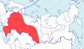 Карта распространения обыкновенного жулана (Lanius collurio) - изображение №3526 onbird.ru.<br>Источник: www.sevin.ru