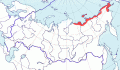 Карта распространения очковой гаги (Somateria fischeri) - изображение №3183 onbird.ru.<br>Источник: www.sevin.ru