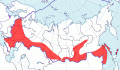 Карта распространения водяного пастушка (Rallus aquaticus) - изображение №3270 onbird.ru.<br>Источник: www.sevin.ru