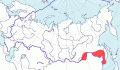 Карта распространения пегого луня (Circus melanoleucos) - изображение №3210 onbird.ru.<br>Источник: www.sevin.ru