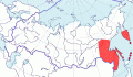 Карта распространения пестрогрудой мухоловки (Muscicapa griseisticta) - изображение №3638 onbird.ru.<br>Источник: www.sevin.ru
