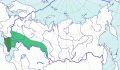 Карта распространения просянки (Miliaria calandra) - изображение №3771 onbird.ru.<br>Источник: www.sevin.ru