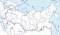 Карта распространения реликтовой чайки (Larus relictus) - изображение №3383 onbird.ru.<br>Источник: www.sevin.ru