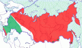 Карта распространения сапсана (Falco peregrinus) - изображение №3230 onbird.ru.<br>Источник: www.sevin.ru