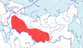 Карта распространения северной бормотушки (Iduna caligata) - изображение №3583 onbird.ru.<br>Источник: www.sevin.ru