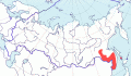 Карта распространения ширококрылой кукушки (Hierococcyx fugax) - изображение №3434 onbird.ru.<br>Источник: www.sevin.ru