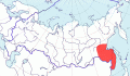 Карта распространения сизого дрозда (Turdus hortulorum) - изображение №3675 onbird.ru.<br>Источник: www.sevin.ru
