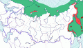 Карта распространения толстоклювой кайры (Uria lomvia) - изображение №3416 onbird.ru.<br>Источник: www.sevin.ru