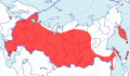Карта распространения тростниковой овсянки (Schoeniclus schoeniclus) - изображение №3783 onbird.ru.<br>Источник: www.sevin.ru