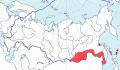 Карта распространения японского перепела (Coturnix japonica) - изображение №3245 onbird.ru.<br>Источник: www.sevin.ru