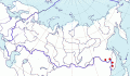 Карта распространения желтоспинной мухоловки (Ficedula zanthopygia) - изображение №3636 onbird.ru.<br>Источник: www.sevin.ru